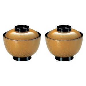 餐盘餐具 米色 洗碗机对应 漆器 3.8寸 2个