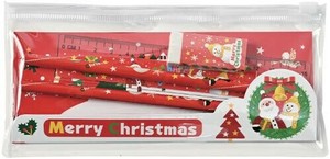 ※202412月在庫有 Xmasステーショナリーセット（ポーチ付） 9-52