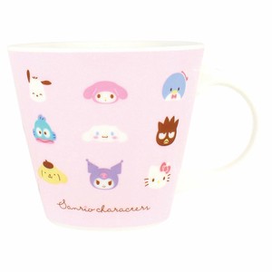 T'S FACTORY Mug Sanrio Characters Face MIX