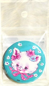 缶バッジ　しろねこ