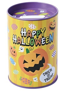 ハロウィン ペン立て缶貯金箱