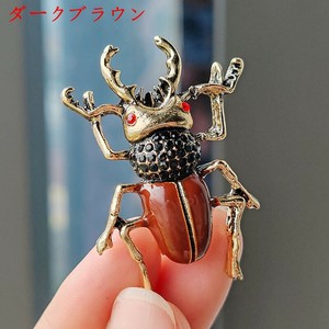ブローチ カブトムシ   おしゃれ 男女兼用 アクセサリー   BQ5364
