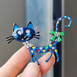 ブローチ 猫  おしゃれ レディース アクセサリー   BQ5365