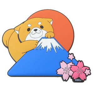 【文房具】忠犬もちしば ラバーマグネット 富士山