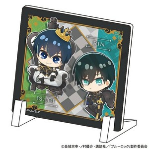 ■2024AW　新作■　ブルーロック　ミニアクリルパネル　潔 世一＆糸師 凛/ミニキャラチェス