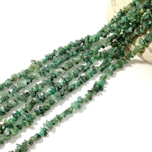 天然石材料/零件 能量石 天然石 3 x 5mm 80cm
