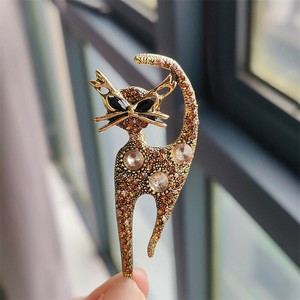 ブローチ 可愛い猫 おしゃれ レディース アクセサリー  BQ5424