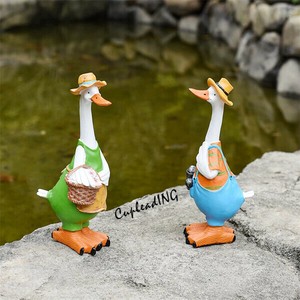 ≪予約商品≫早い者勝ち 樹脂工芸品 アニメアヒル アウトドアガーデン装飾 動物の造景シミュレーション