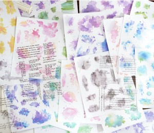 Decoration Clear sticker Flake sticker 10-pcs