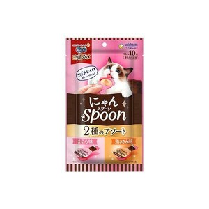 銀のスプーン　三ツ星グルメ　おやつ　にゃんSpoon　まぐろ＆鶏ささみ味 100g