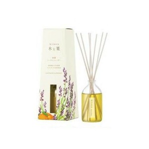 【★売れ筋商品★】kitoca 木と果 天然精油100%使用 リードディフューザー 90ml　ラベンダー&オレンジ