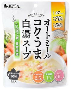 【味源】オートミールコクうま白湯スープ　72g（24g×3袋）