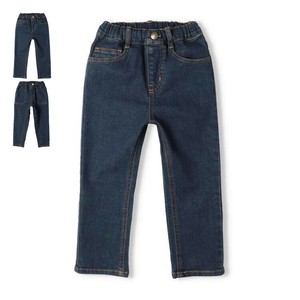 ストレート・テーパードデニムパンツ　M87000　ストレッチデニム、ウエストゴム仕様、ユニセックス