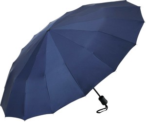 16RIBUVブロック折りたたみ傘55cmネイビーS355-0829DN1-BG