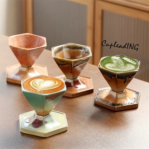 【定番商品】INSスタイル マグカップ 北欧デザイン 甘いカップ カジュアルバー 窯変釉 陶器 コーヒーカップ