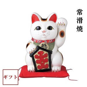 [ギフト]箱入り  大入猫8号 10号　常滑焼 日本製