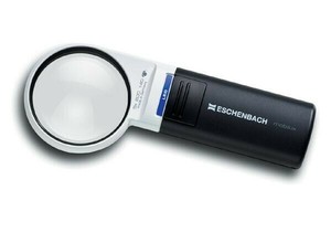 エッシェンバッハ　mobiluxLED+mobase　LEDワイドライトルーペ&専用スタンド　 58mmΦ(5倍)　1511-5M