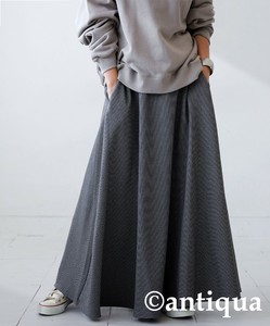 [antiqua] Skirt Ladies fashion Check Skirt Bottoms Long