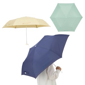 チャンピオン 婦人 耐風 グラスファイバー骨 無地ステッチ入 ミニ折傘 55cm×6R CHL71MN55