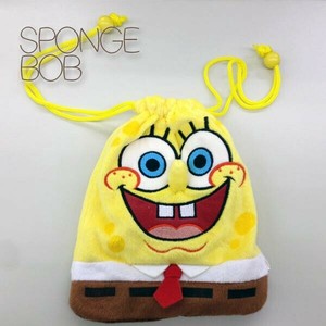 ぬいぐるみ巾着 スポンジボブ くちあき