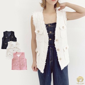 Vest/Gilet Check Pattern Tweed