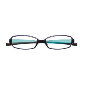 変なメガネ HM-1001 C2 NAVY/AQUA +2.5