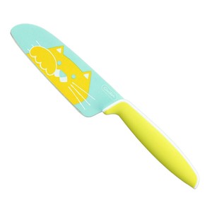 富士カトラリー GOUTER こども用庖丁グーテ 105m(ねこ・イエロー) FC-790