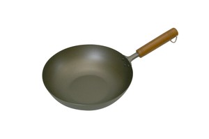 長谷元 純チタン製　木柄炒め鍋26cm 9100