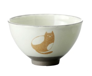陽だまり猫飯碗　縁起物/キッチン/碗/皿/ボウル/茶わん/日本製