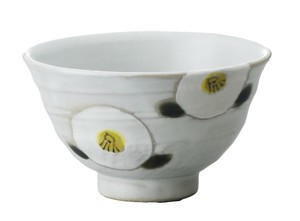 白椿飯碗　縁起物/キッチン/碗/皿/ボウル/茶わん/日本製