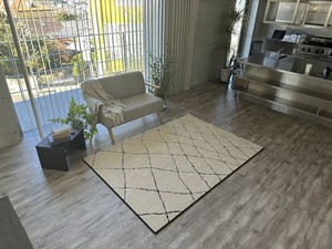 日本製タフトラグ「ダイアモンド」抗菌防臭 床暖対応 手洗い