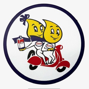 サインボード　看板　ブリキ看板　メタルサイン　サークル　アメ雑　アメリカン雑貨　ガレージ　レトロ雑貨