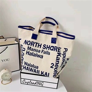 ≪予約商品≫早い者勝ち アルファベット 夏 手提げ 大容量 レジ袋 片肩 トートバッグ 個性 ハンドバッグ