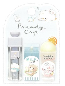 【2024春夏新作予約】【鉛筆キャップ】パロディえんぴつキャップ　すやすやモフィー/おなか寝　221194
