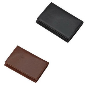 <インテリア>メモホルダー付名刺入れ 合皮製　(GLN1054)