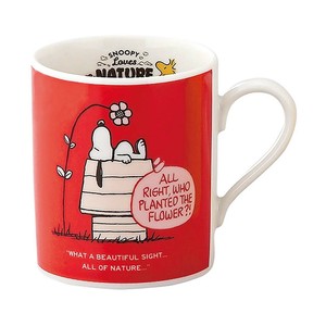 SNOOPY スヌーピー NATURE マグ レッド SN1301-11