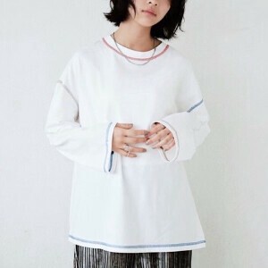 ロングスリーブプリントTシャツ カットソー レディース プリント 長袖 【2024秋冬】【2024AW】