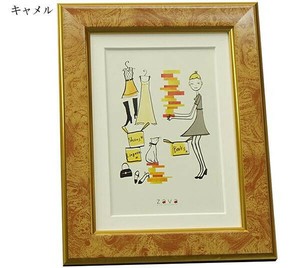 フォトフレームクラシック　2L/KG　キャメル105466