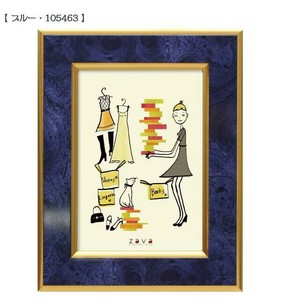 フォトフレームクラシック　L判　ブルー・105463