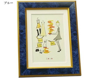 フォトフレームクラシック　2L/KG　ブルー105469