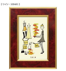 フォトフレームクラシック　L判　ワイン・105461
