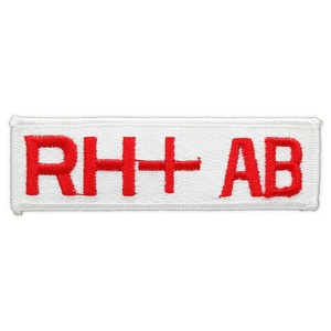 東洋マーク製作所　ワッペン　RH+AB　A-109