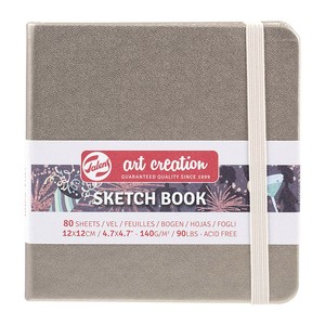 ターレンス アートクリエーションスケッチブック　ピンクシャンパン　12×12CM　T9314-244M 454500