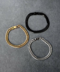 【サージカルステンレス 316L】　キヘイチェーン ブレスレット 6mm 18cm　金属アレルギー対応