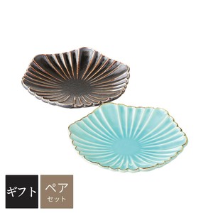 [ギフト]箱入り  孔雀 組皿 美濃焼 日本製