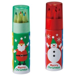 クリスマス 色鉛筆6本入