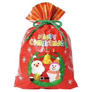 クリスマス 巾着ギフトバッグ 中