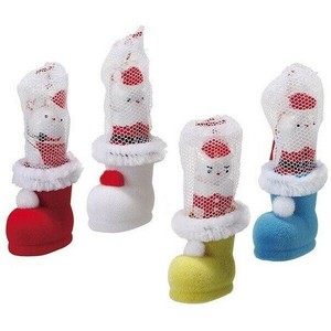 クリスマス カラフルブーツ（サンタチョコ入）