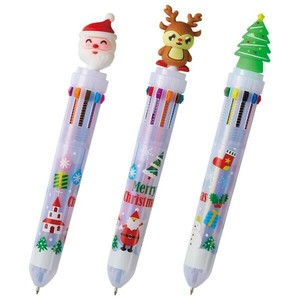クリスマス 10色カラーボールペン