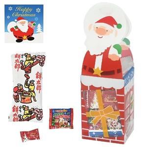 クリスマス クリアーケース（お菓子入・シール付）